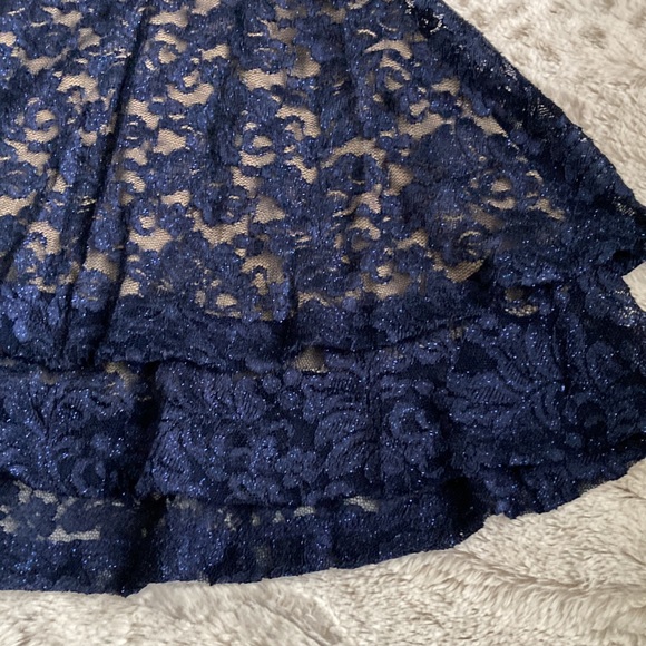 Midnight Blue Evening Dress - Picture 2 of 5